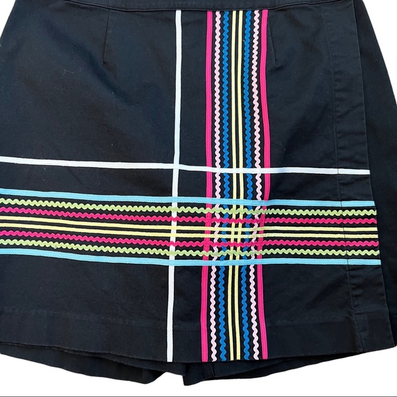 Skort Treo Jolie Size 8 Black Rick Rack - Picture 4 of 5